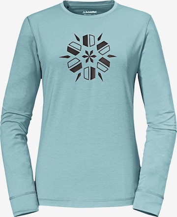 Schöffel Functioneel shirt 'Hasliberg' in Blauw: voorkant