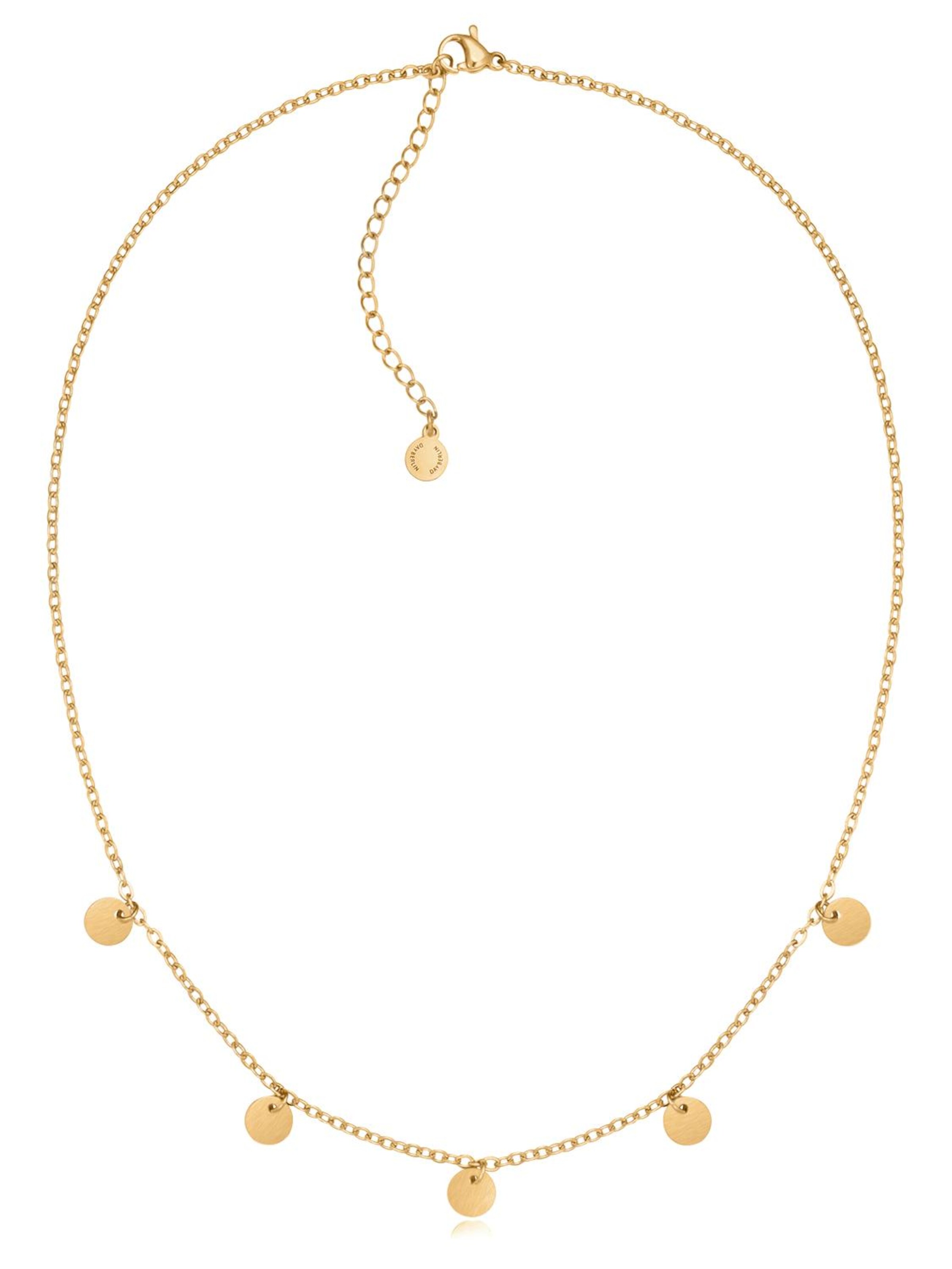 day berlin Necklace 'Twin' in Gold: front