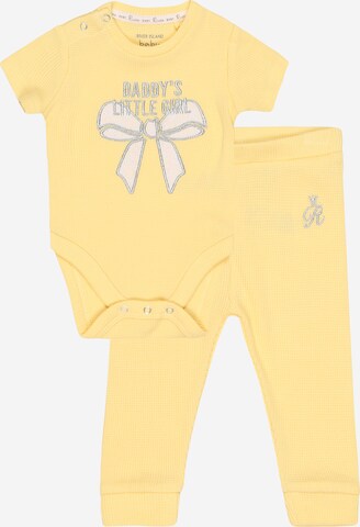 River Island Set 'DADDY’S LITTLE GIRL' in Yellow: front