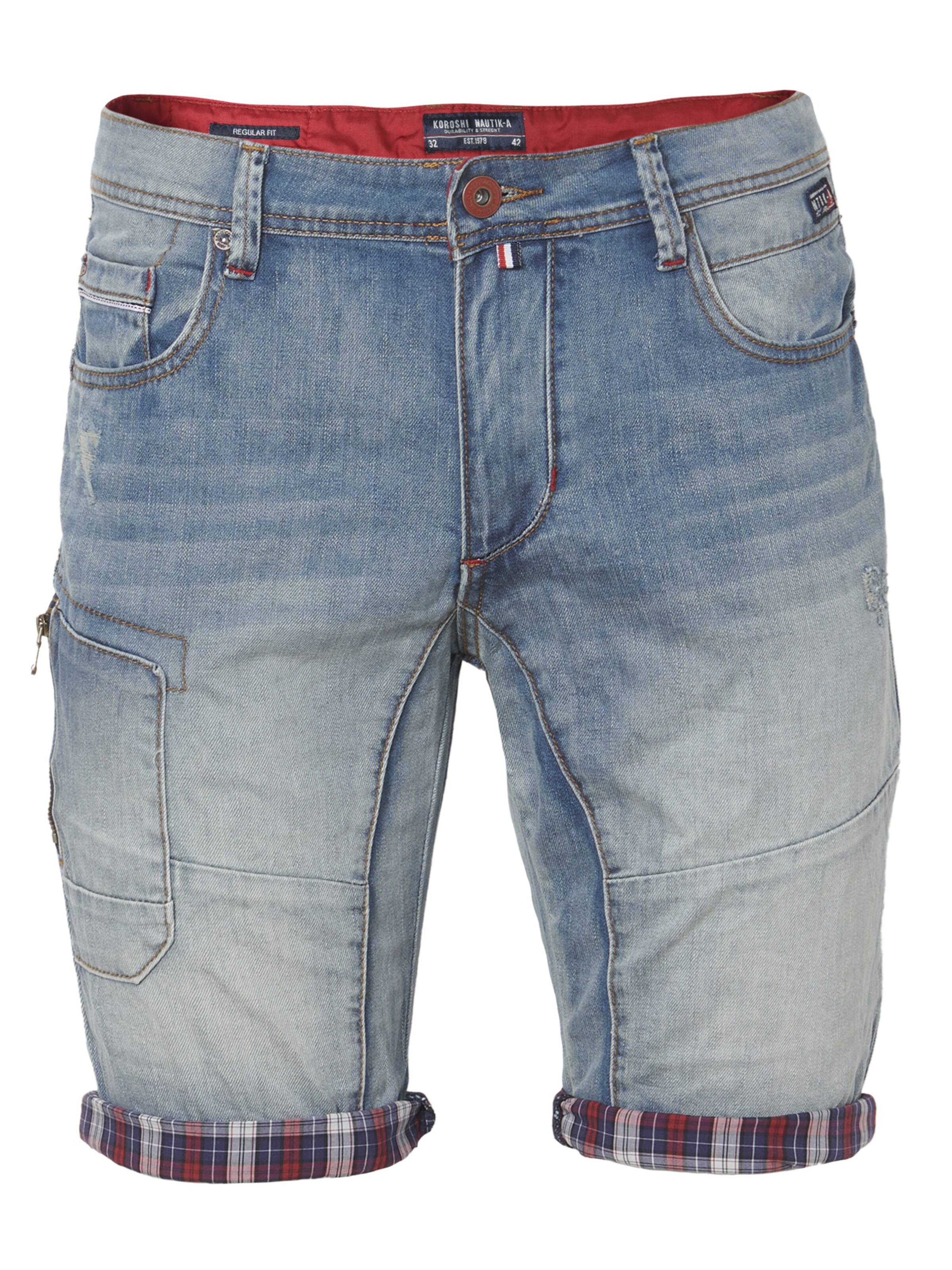 regular Jeans cargo di KOROSHI in blu: frontale