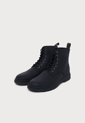 BOSS - Botas con cordones 'Ferling' en negro: frente