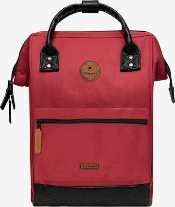 Cabaia Backpack in Red: front