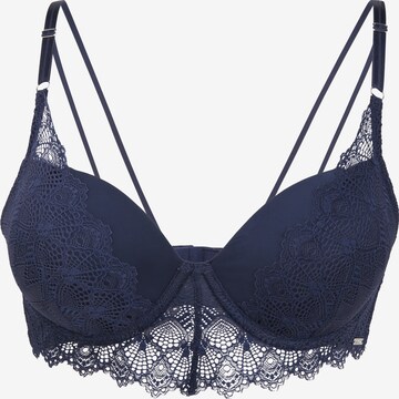 Reggiseno di s.Oliver in blu: frontale