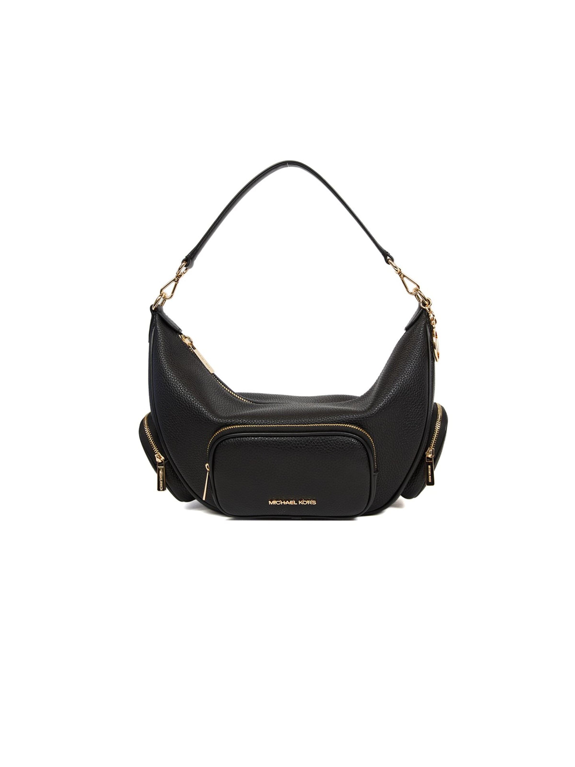 Michael Kors - Bolso de hombro 'Merritt' en negro: frente