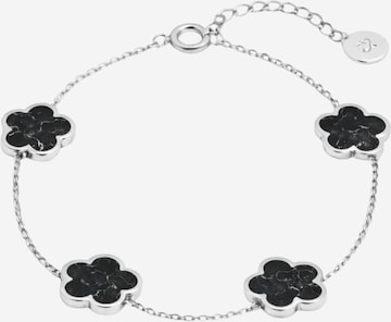 Pure Schmuck Bracelet 'Clover Marmor' in Silver: front