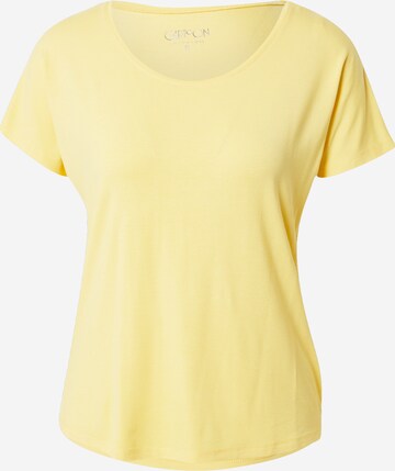 T-shirt Cartoon en jaune : devant