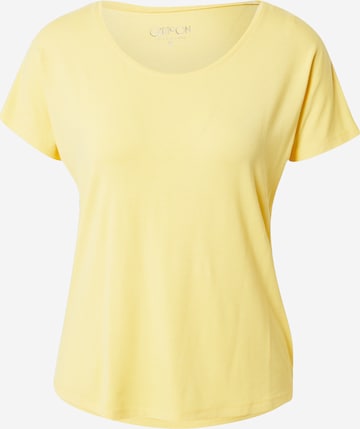 T-shirt Cartoon en jaune : devant