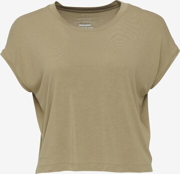 mazine Shirt ' Golden T ' in Beige: front