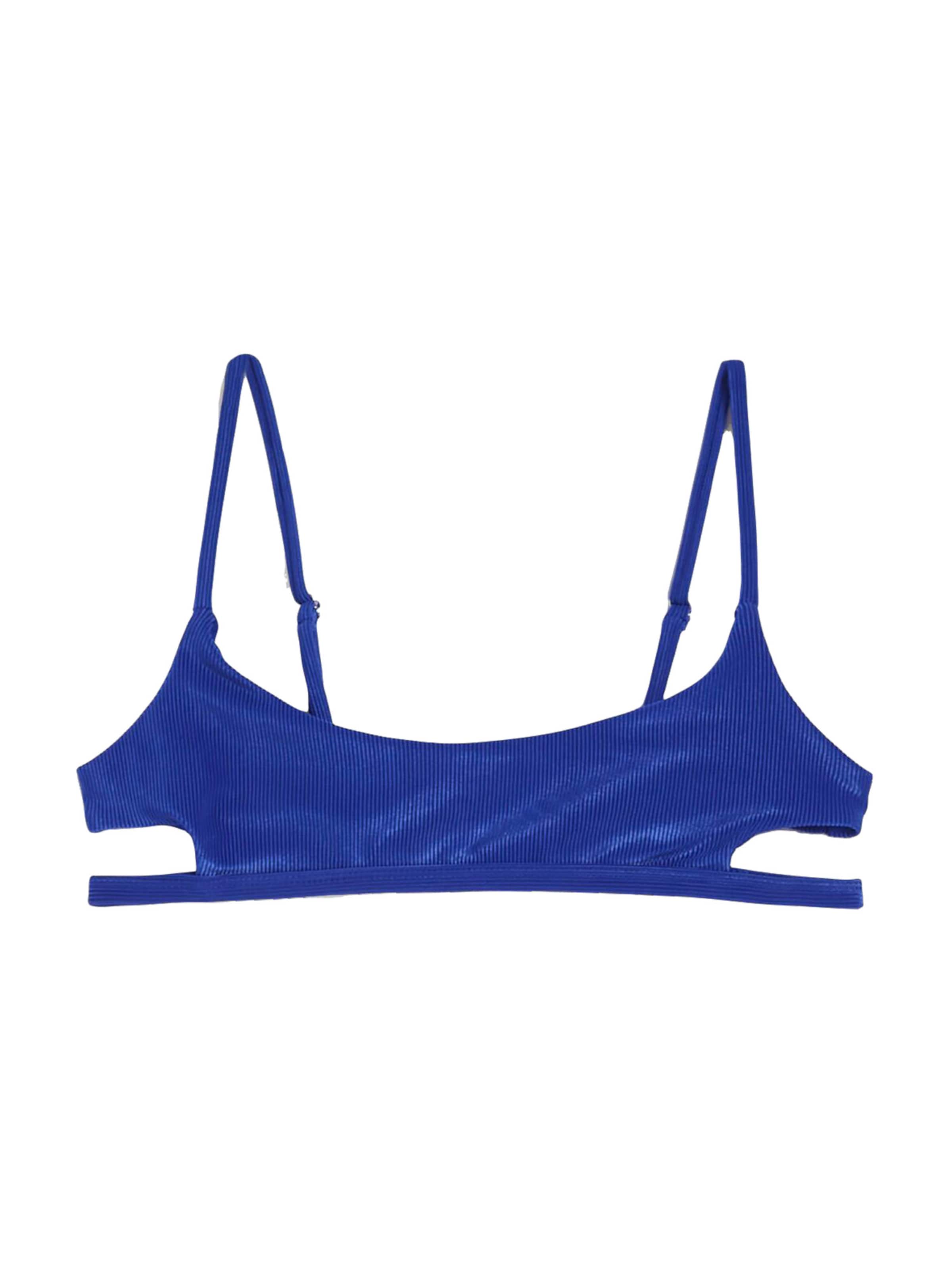 BershkaBustier Bikini gornji dio - plava boja: prednji dio