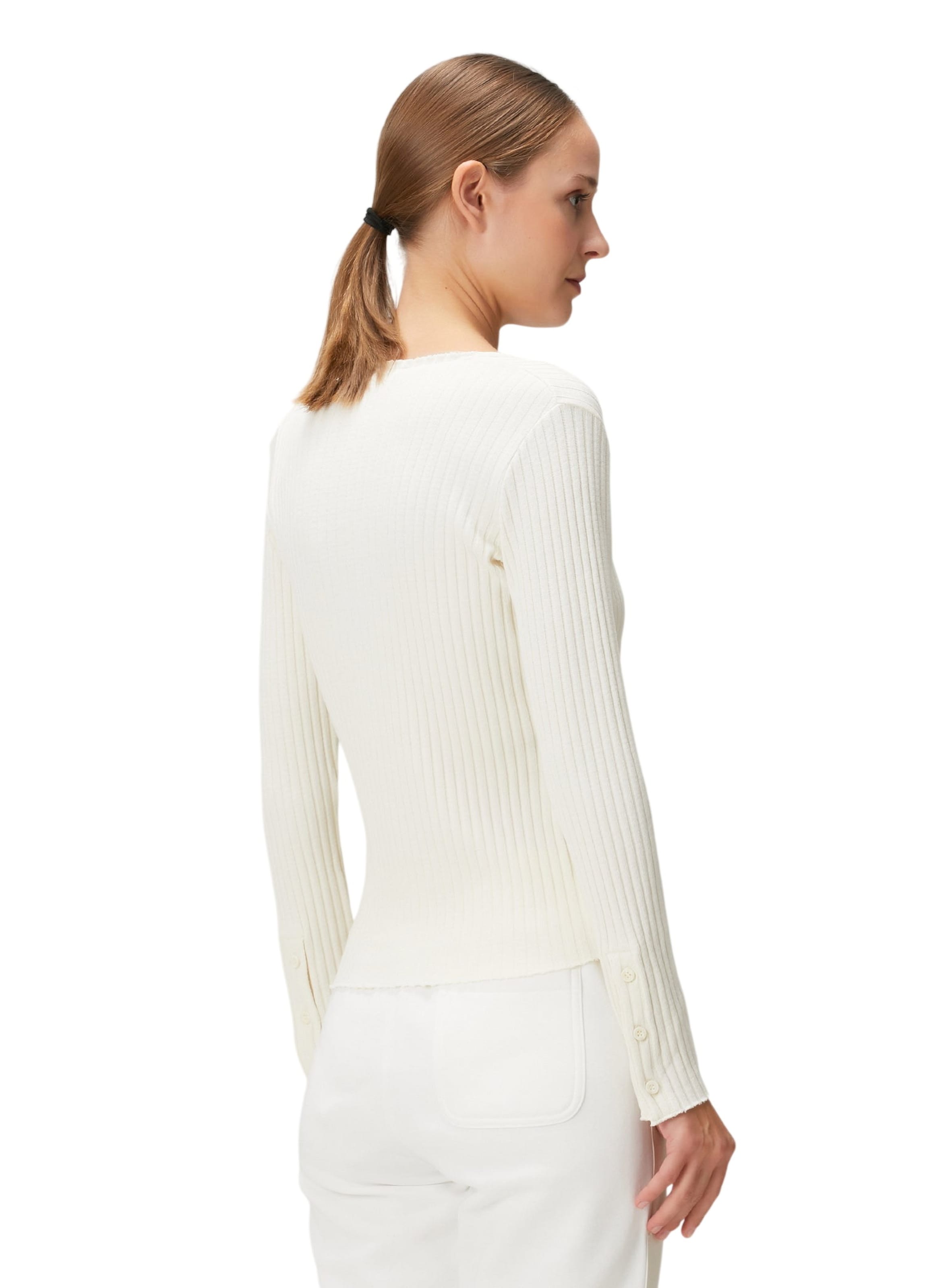 BASSIGUE Pullover in Weiß