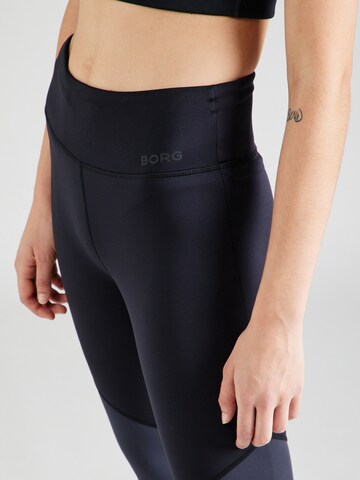 BJÖRN BORG Skinny Sporthose in Schwarz