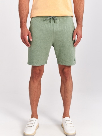 Shiwi Regular Trousers in Green: front