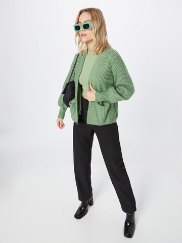 Fransa Knit cardigan 'BEVERLY' in Green