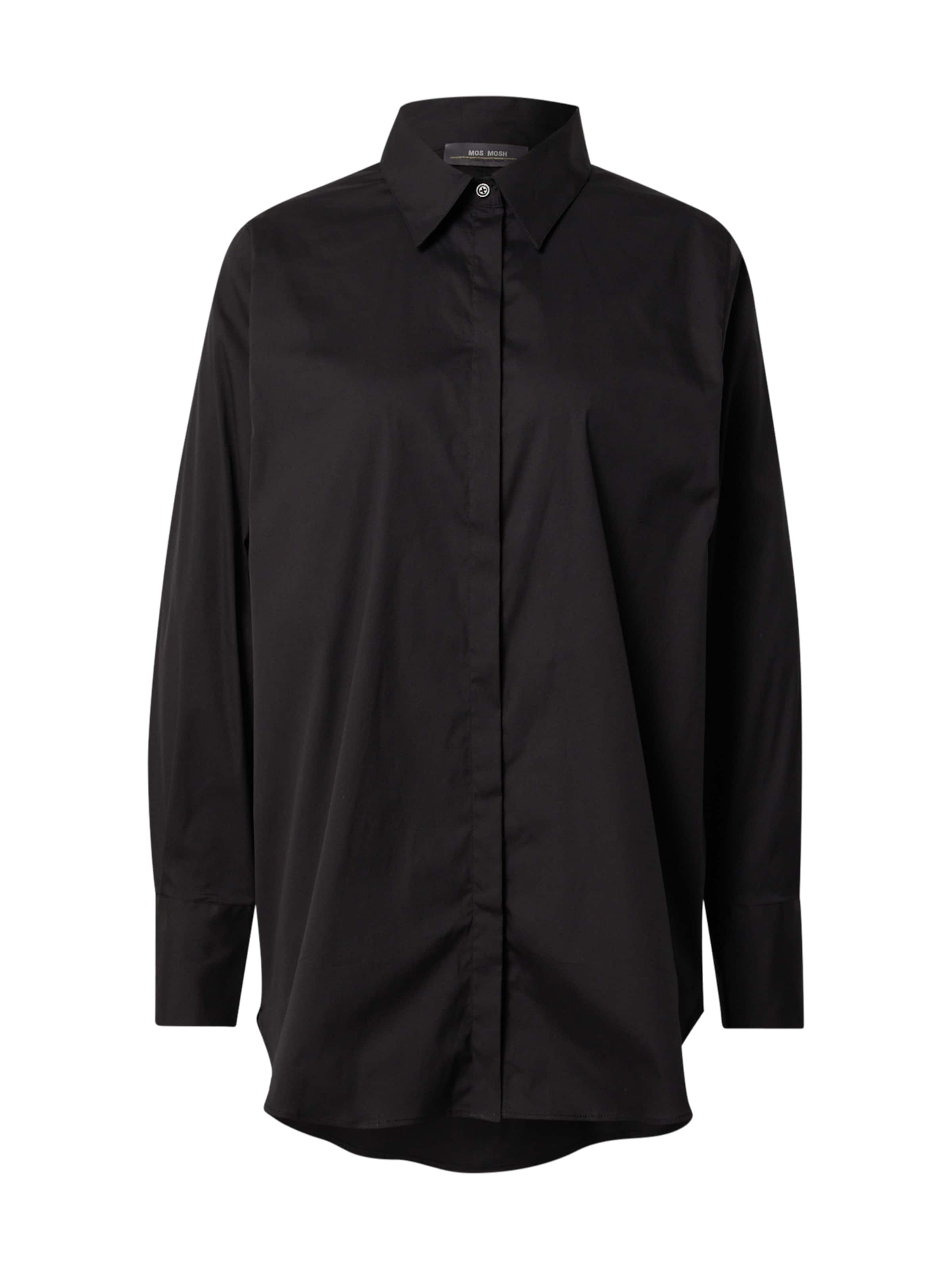 Chemisier MOS MOSH en noir : devant
