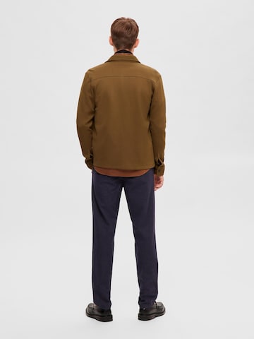 SELECTED HOMME Between-Season Jacket 'SLHJackie' in Green