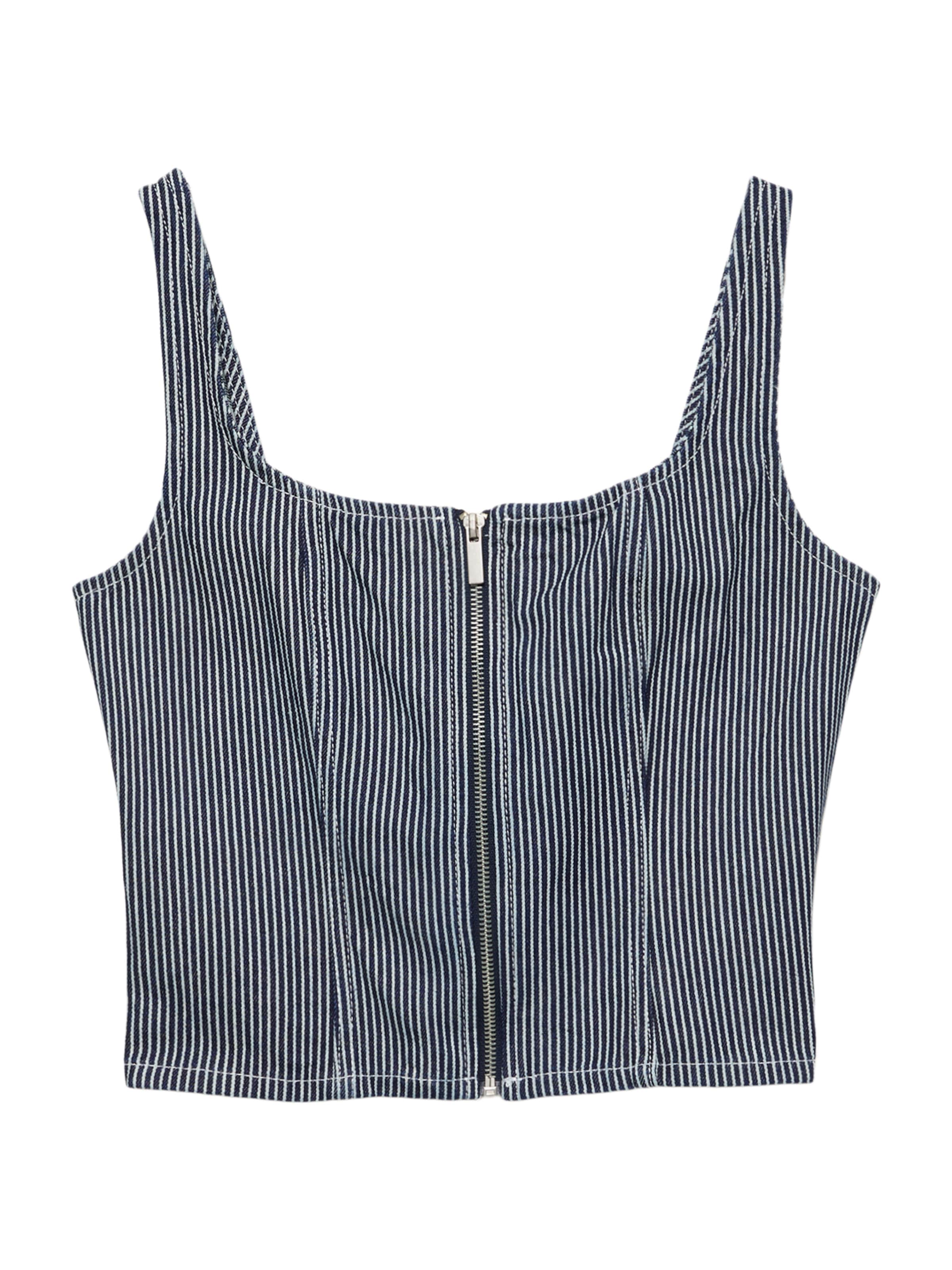 Pull&Bear Top in Blue: front