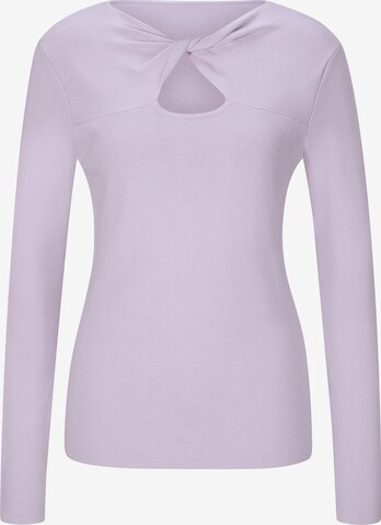 Pull-over heine en violet : devant