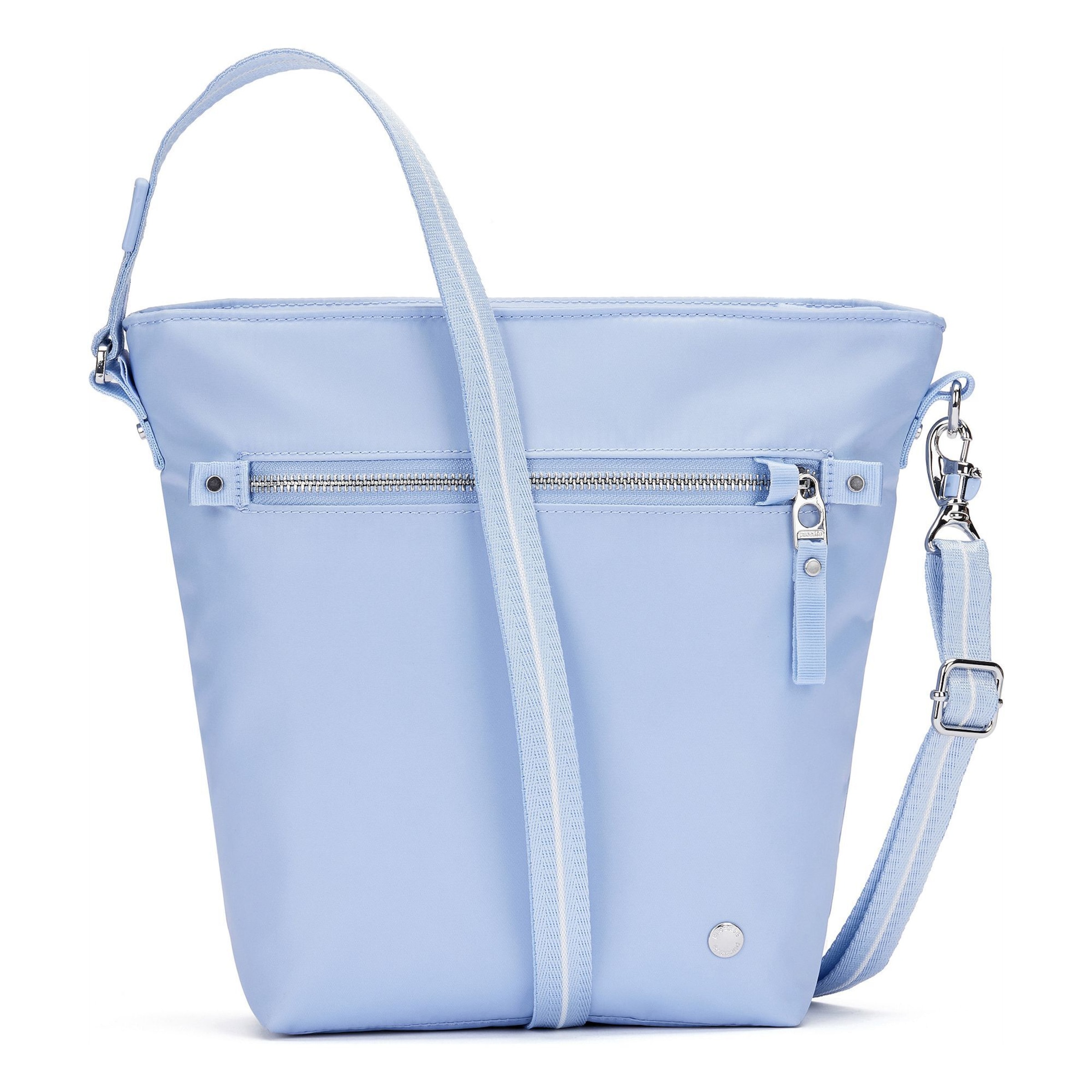 Pacsafe Umhängetasche 'Pacsafe W' in Blau: Vorderseite