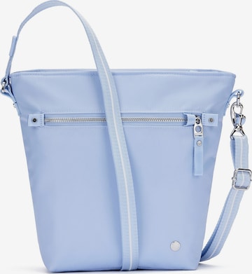 Pacsafe Umhängetasche 'Pacsafe W' in Blau: Vorderseite