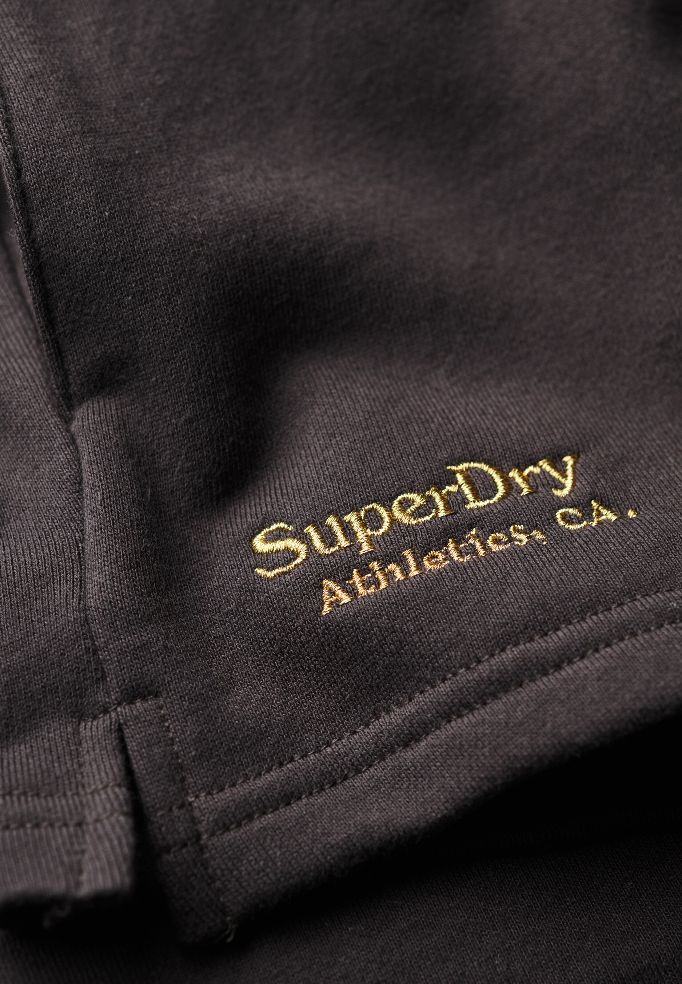 Superdry Regular Broek 'Essential' in Zwart