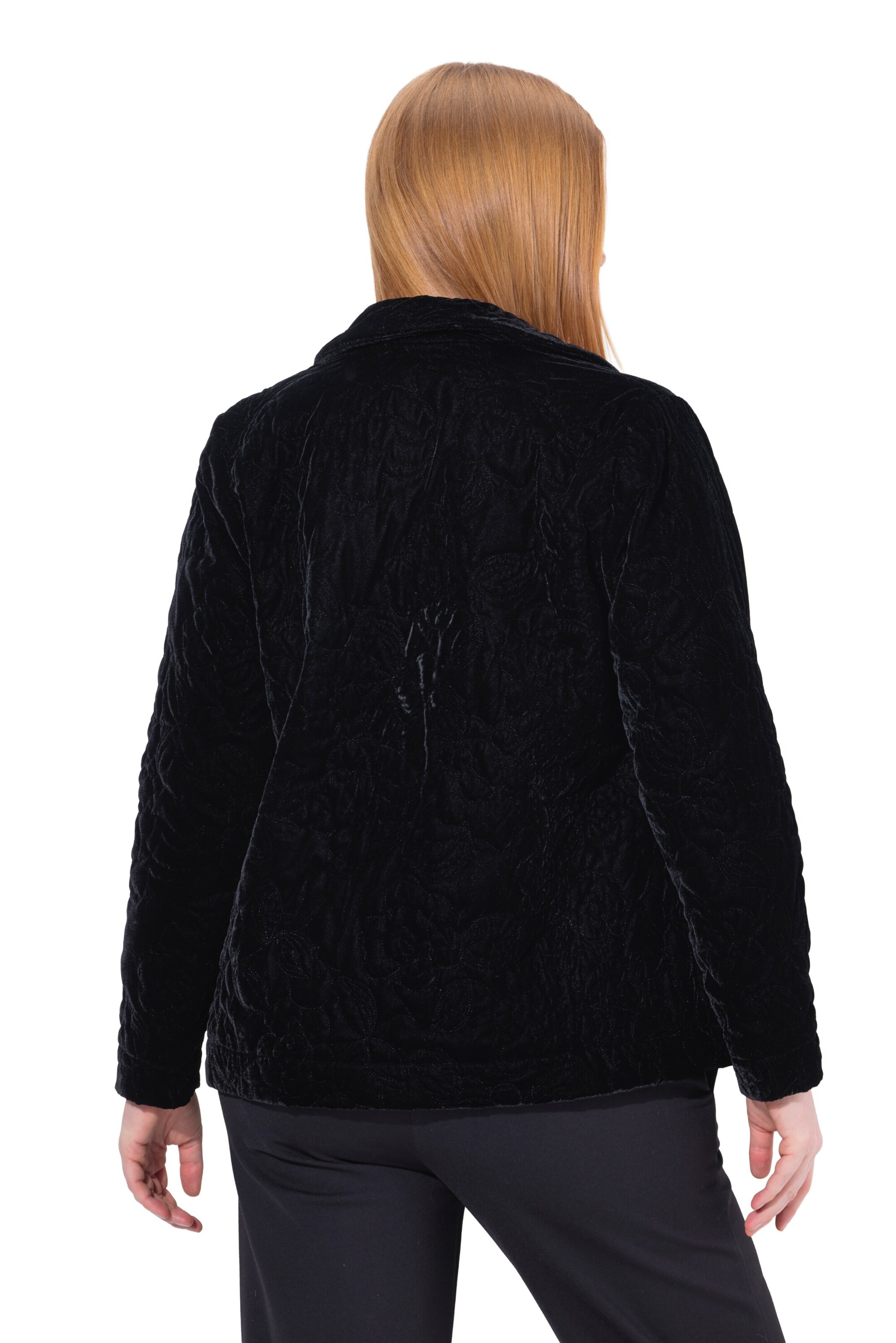 Ulla Popken Between-Season Jacket in Black