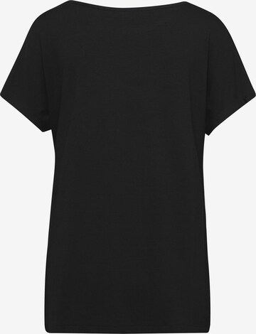Goldner Shirt in Schwarz