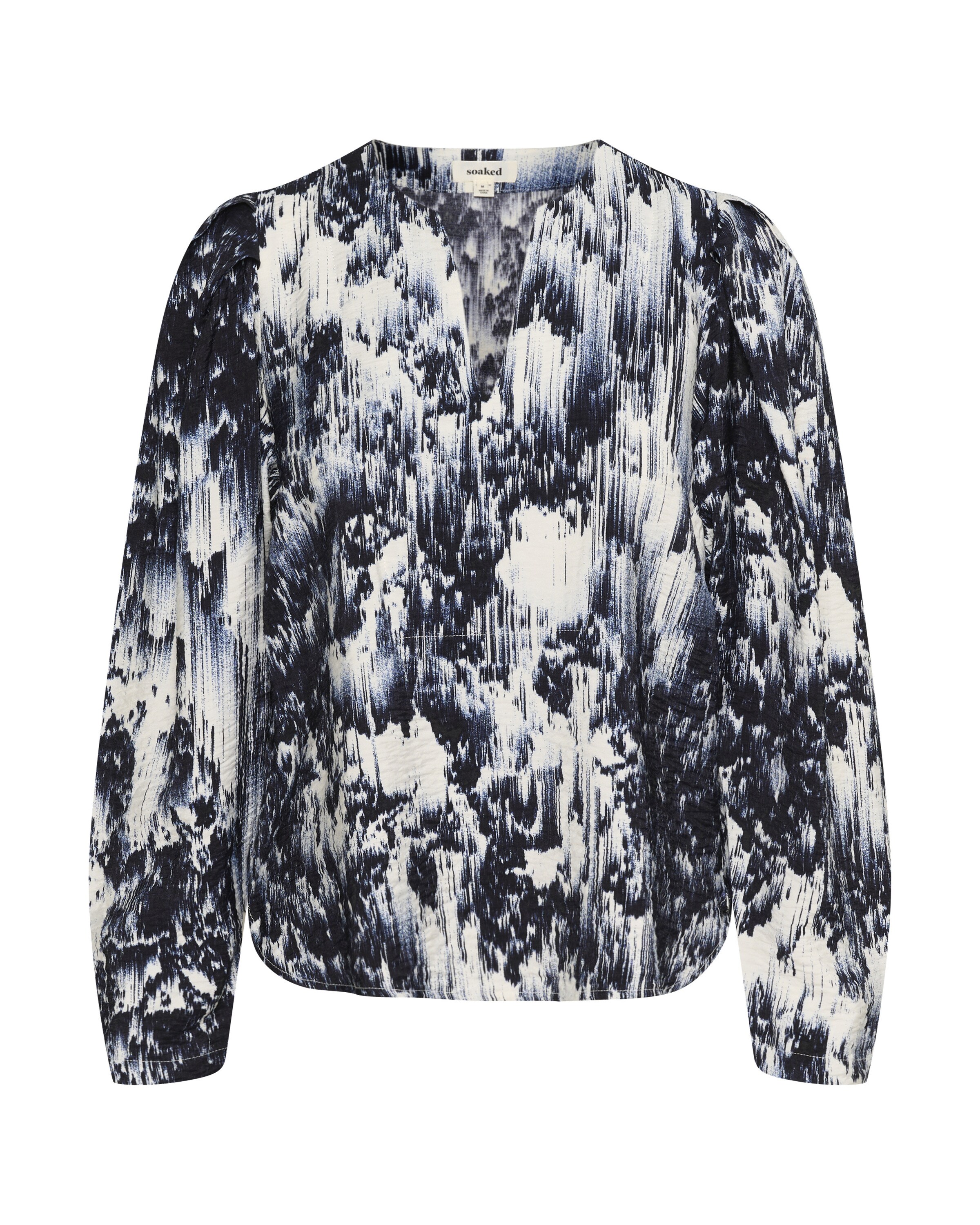 SOAKED IN LUXURY Bluse 'Jazzlyn' in Blau: Vorderseite