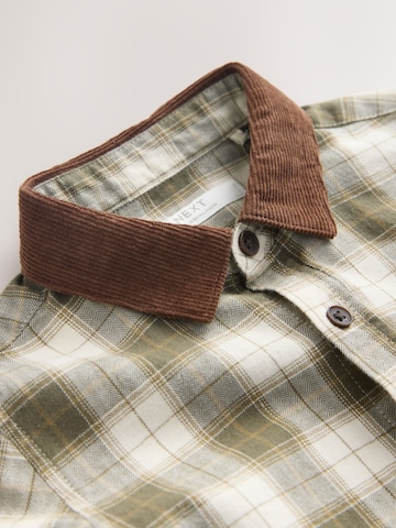 Next - Ajuste regular Camisa en verde