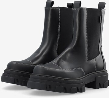 Chelsea Boots 'GINNY' Bianco en noir