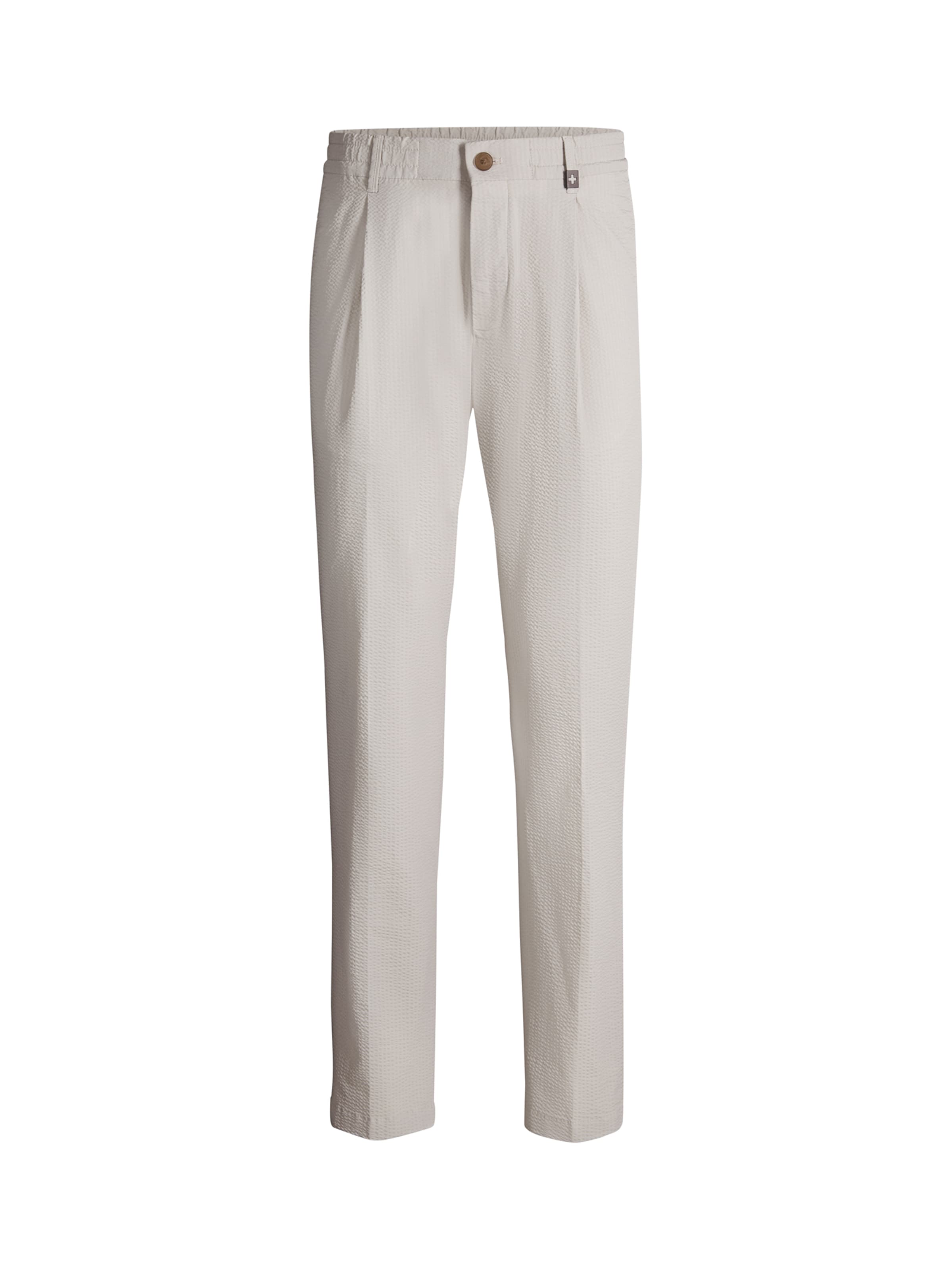 Regular Pantalon à pince 'Lui' STRELLSON en argent : devant