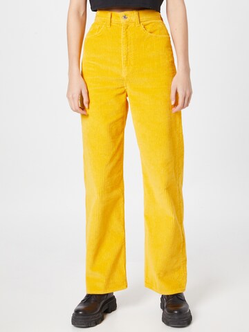 LEVI'S ® - Loosefit Calças 'XSimpsons Highloose Cord' em amarelo: frente