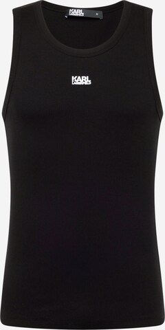 Karl Lagerfeld Top in Schwarz: predná strana