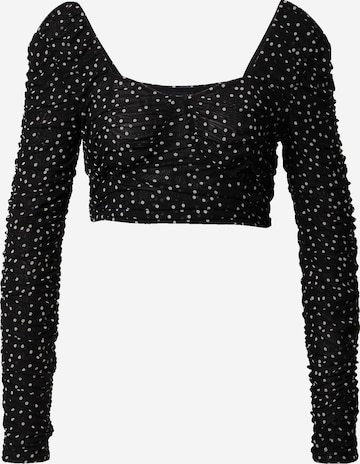 EDITED Skjorte 'Vally' i svart: forside