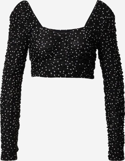 EDITED Camisa 'Vally' em preto / branco, Vista do produto