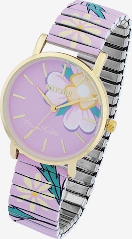 Raptor Analog Watch 'Frida Kahlo Edition, Mineralglas' in Purple: front