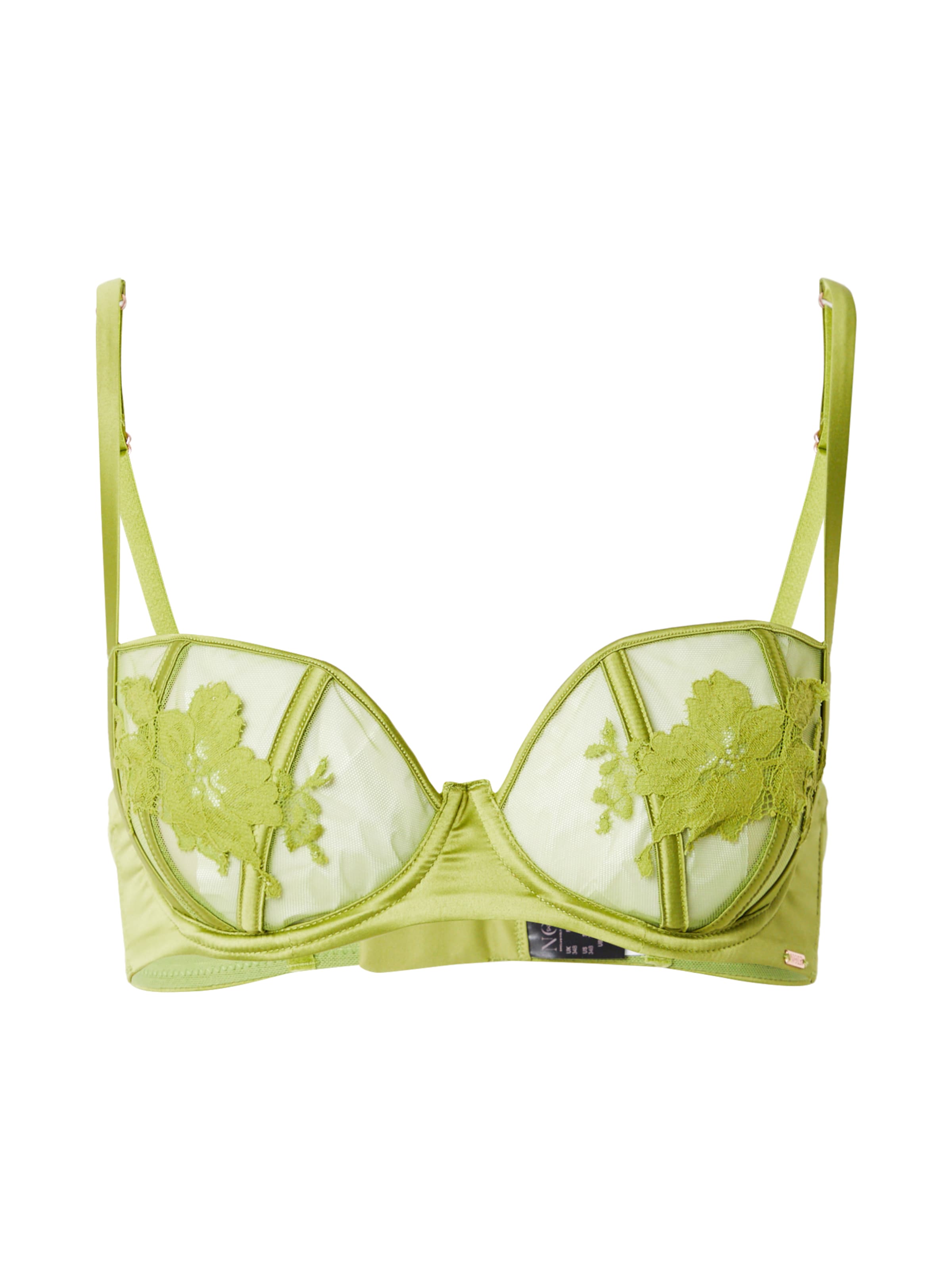 Balconcino Reggiseno 'Ember' di Hunkemöller in verde: frontale