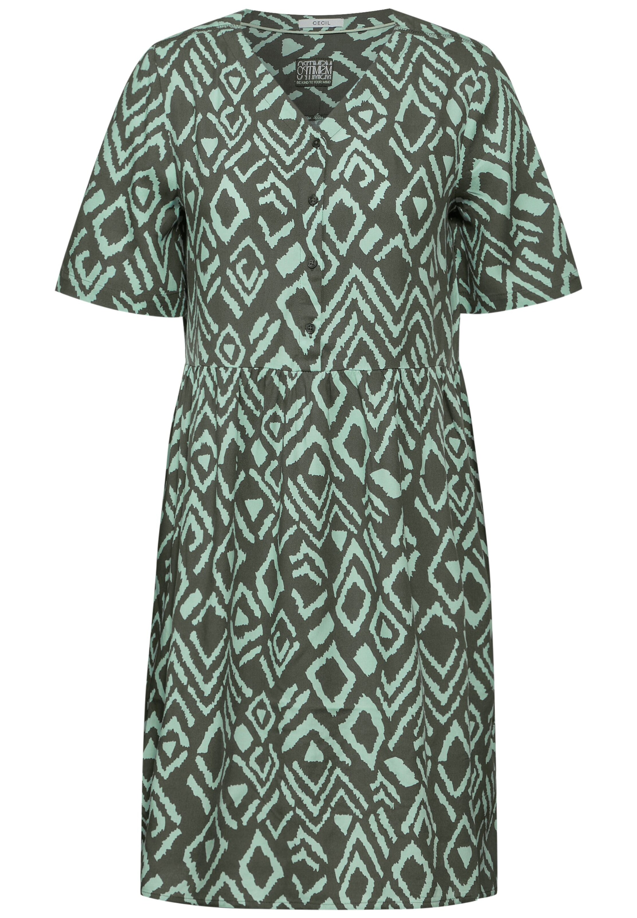 CECIL Sommerkleid in Grün: Vorderseite