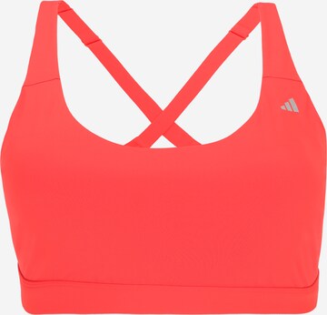 Bustier Soutien-gorge de sport 'Ultimate' ADIDAS PERFORMANCE en rouge : devant