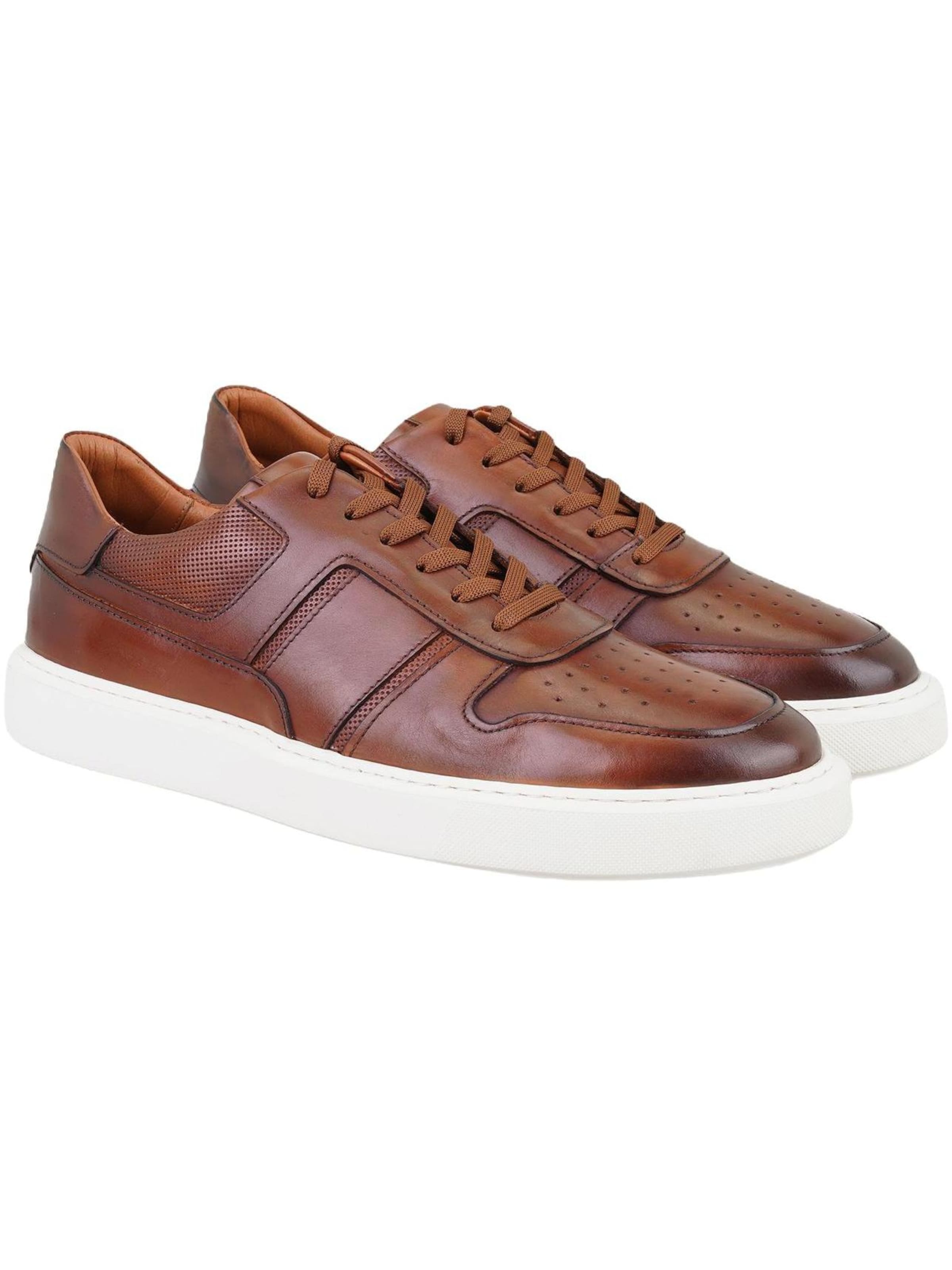 Desa Slip-ons 'Schnürschuhe' in Brown