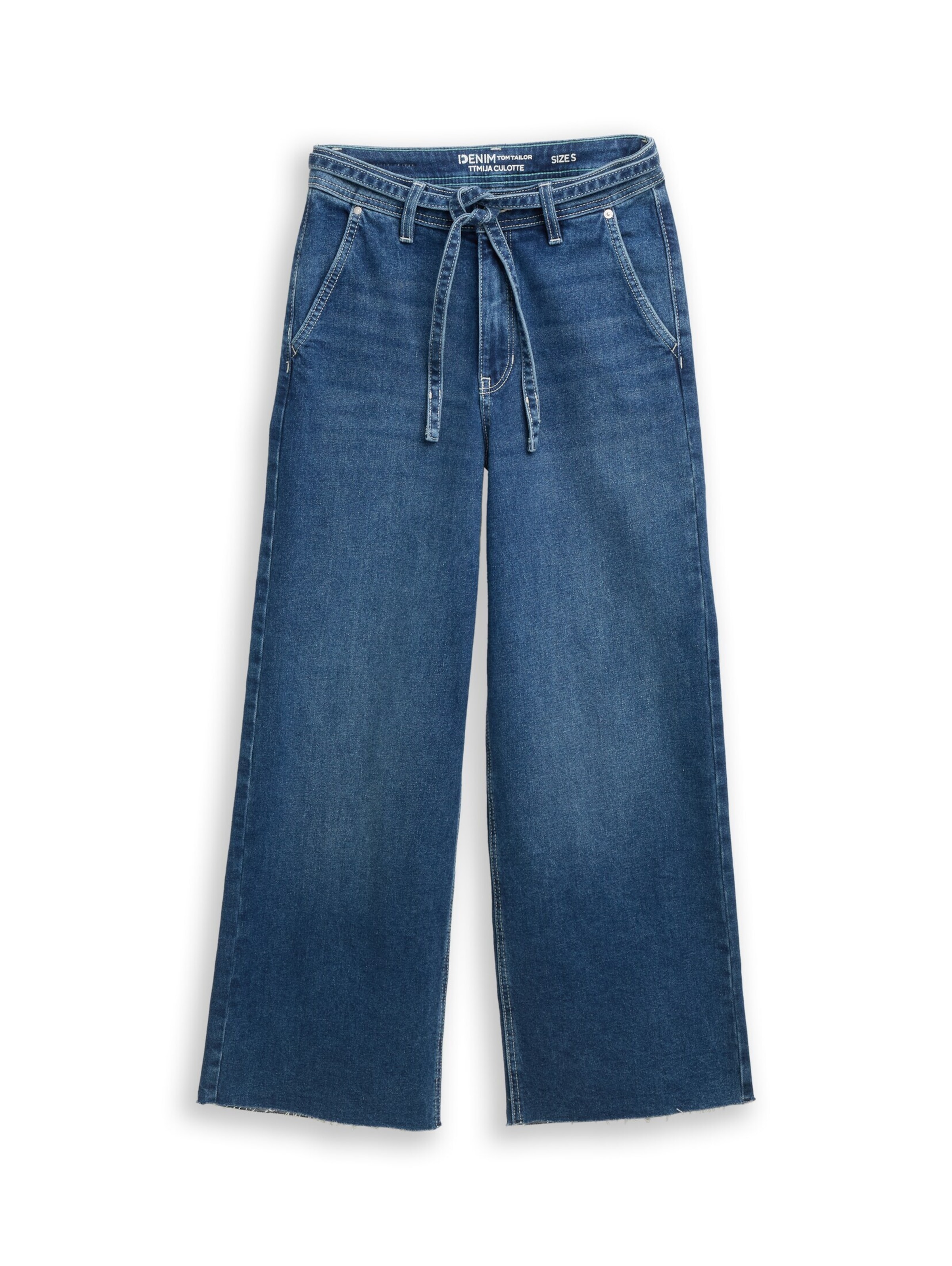 TOM TAILOR DENIM Loosefit Jeans 'MIJA' in Blauw: voorkant
