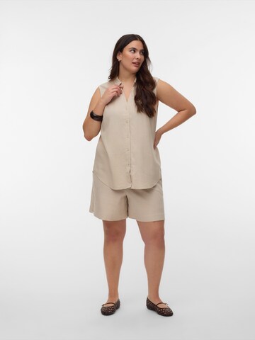 Vero Moda Curve - Blusa 'VMCMYMILO' en gris