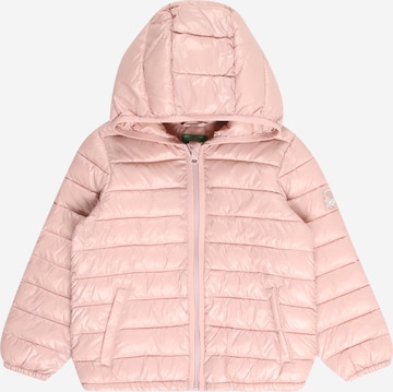 UNITED COLORS OF BENETTON Winter Jacket in Pink: front