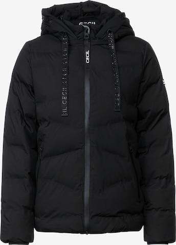 CECIL Winter Jacket in Black: front