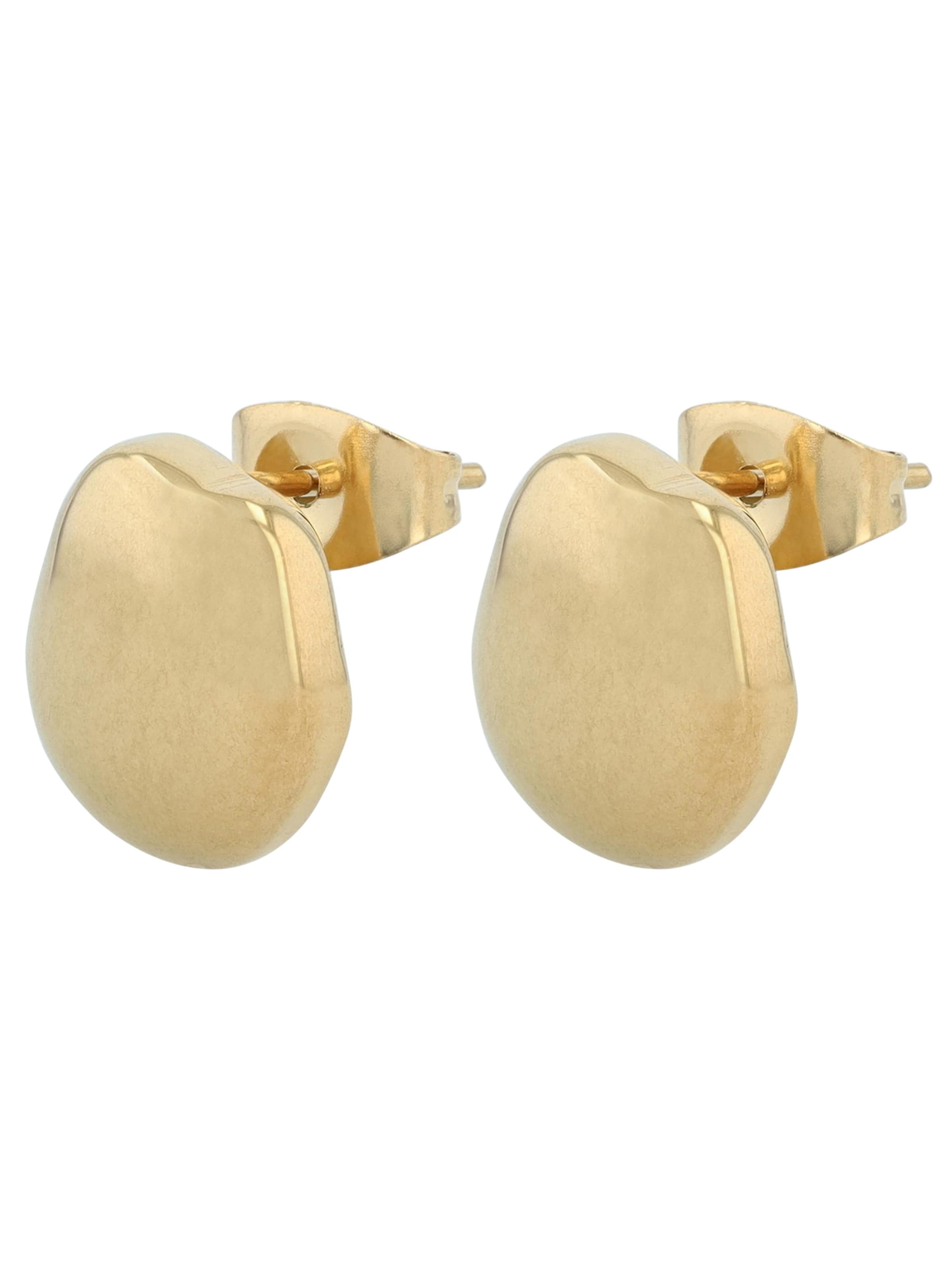 Akzent Earrings 'wasserfest' in Gold