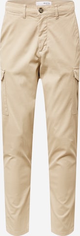 regular Pantaloni cargo 'Wick' di SELECTED HOMME in beige: frontale