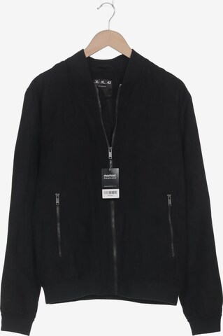 Bershka Jacket & Coat in XL in Black: front