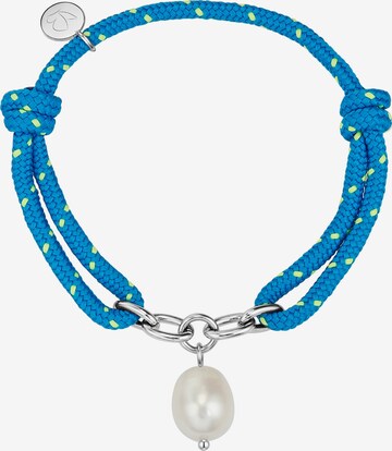 Glanzstücke München Armband in Blauw: voorkant