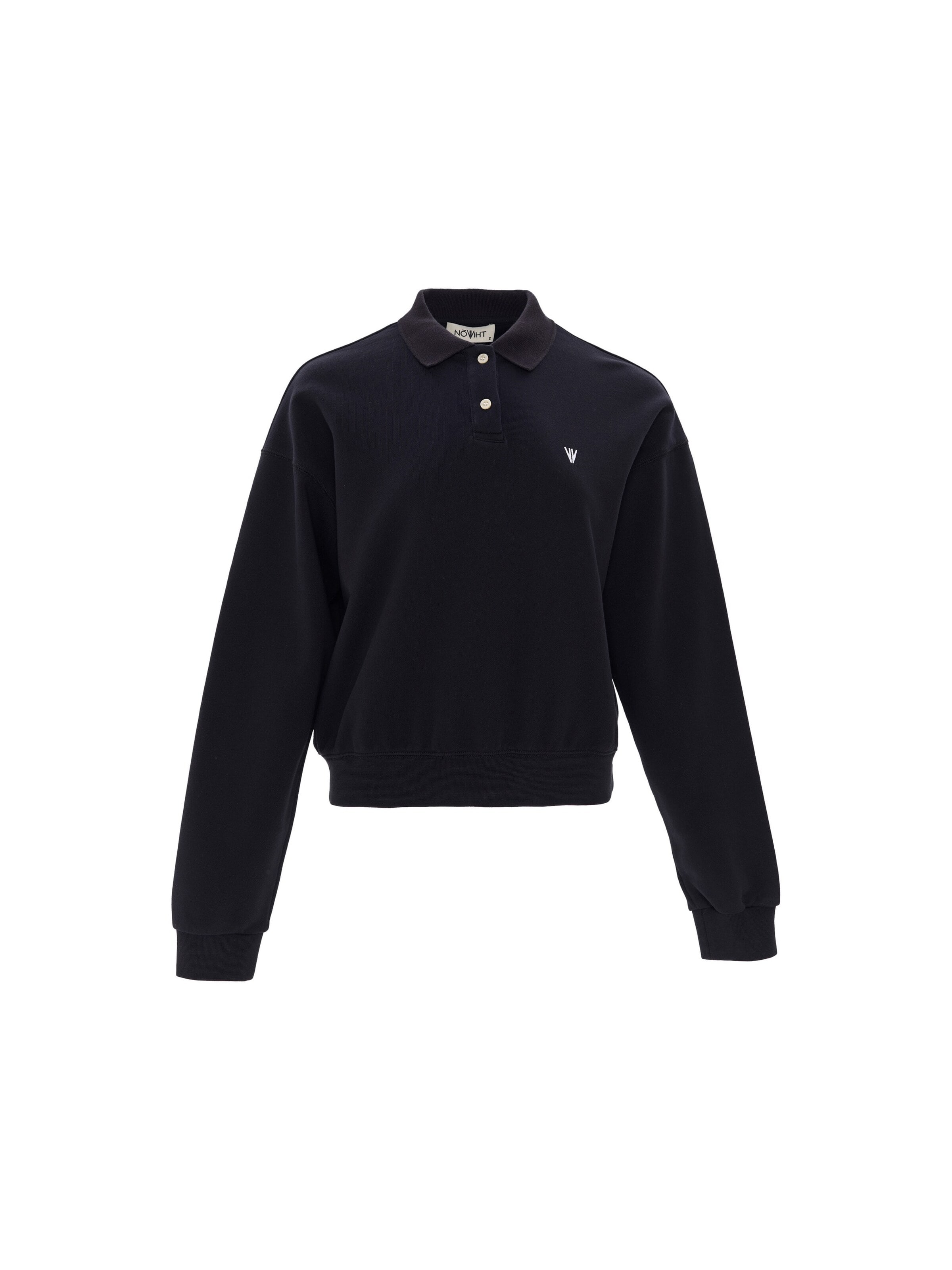 NOWIHT Sweatshirt 'Morwenna'‌‌ in Schwarz: Vorderseite