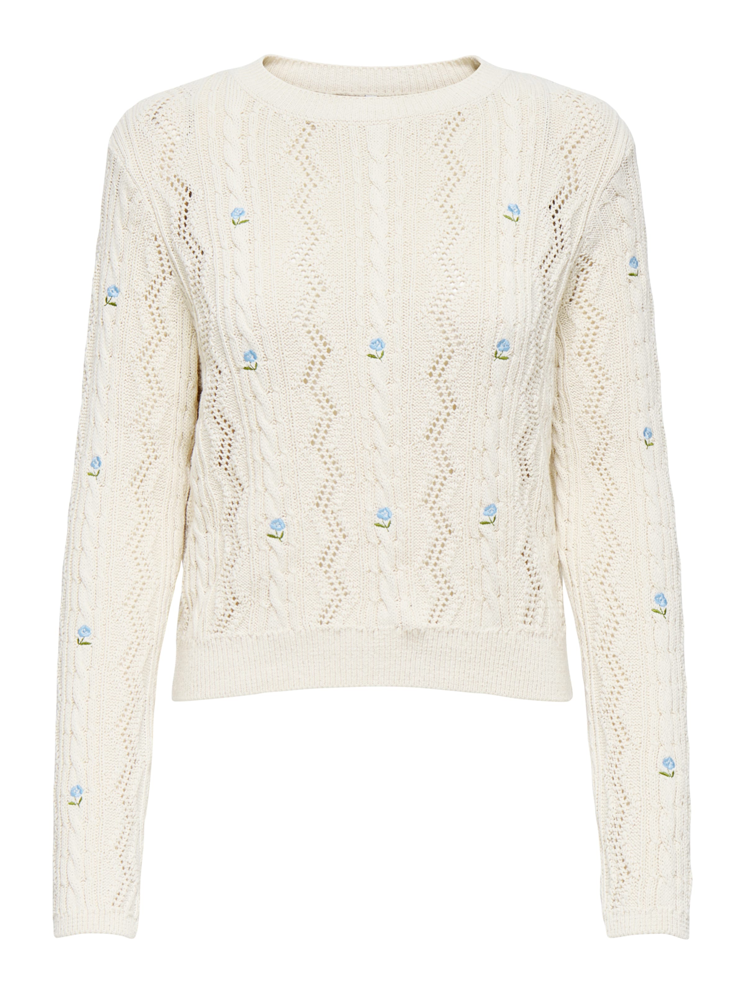 bēšs ONLY Džemperis 'ONLRITA': no priekšpuses