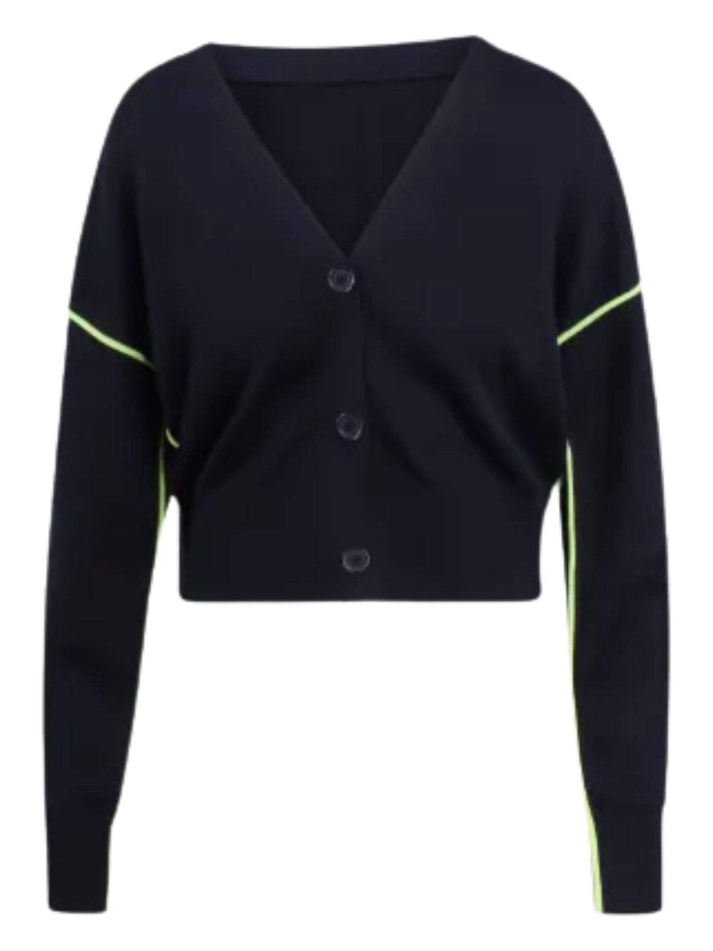 Cardigan Essentiel Antwerp en noir : devant